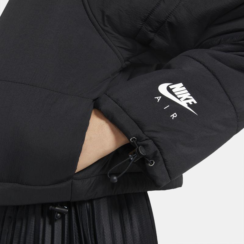 Nike Air Warm Short Sports Stand Collar Cotton Jacket Women Jackets Black CU5841-010