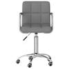 Chaise de Bureau - VIDAXL - Pivotante - Ergonomique - Réglable en Hauteur - Gris Clair