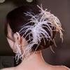 MLSTORE Feather Hairpin Wedding Hair Accessory Swan Lake Hairpin