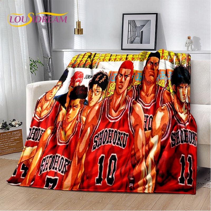 Slam Dunk Anime Cartoon Soft Plush Blanket,Flannel Blanket Throw Blanket for Living Room Bedroom Bed Sofa Picnic Cover Bettdecke