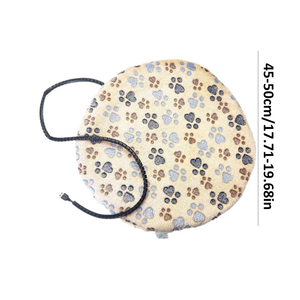 

Heated Cat Bed Double-Sided Heat Pet Bed Pad Soft USB Charging Temperature Heated Dog Pad For Small Dogs Pets And Cats