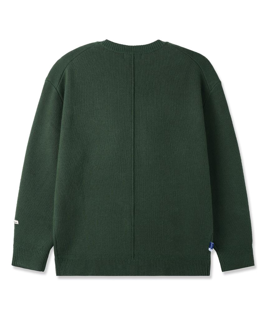 BAKKEN Soft Wool Round Knit Bk8937_Green