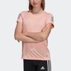Adidas T Shirt Bright Light Pink/Dark Silver Gray Teenagers ED6287