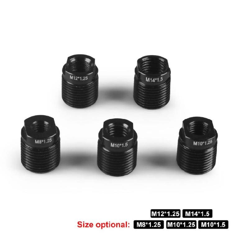 Black Anodized Stick Adapter Set With 5 Common Thread Patterns For Easy DIY Assembly