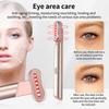4-in-1 Lichttherapie-Stab Rotes Licht Augen-Schönheitsmassagegerät Anti-Falten Elektrisches Augenmassagegerät Werkzeug für Augenringe Tränensäcke Gesichts- & Lippenfalten