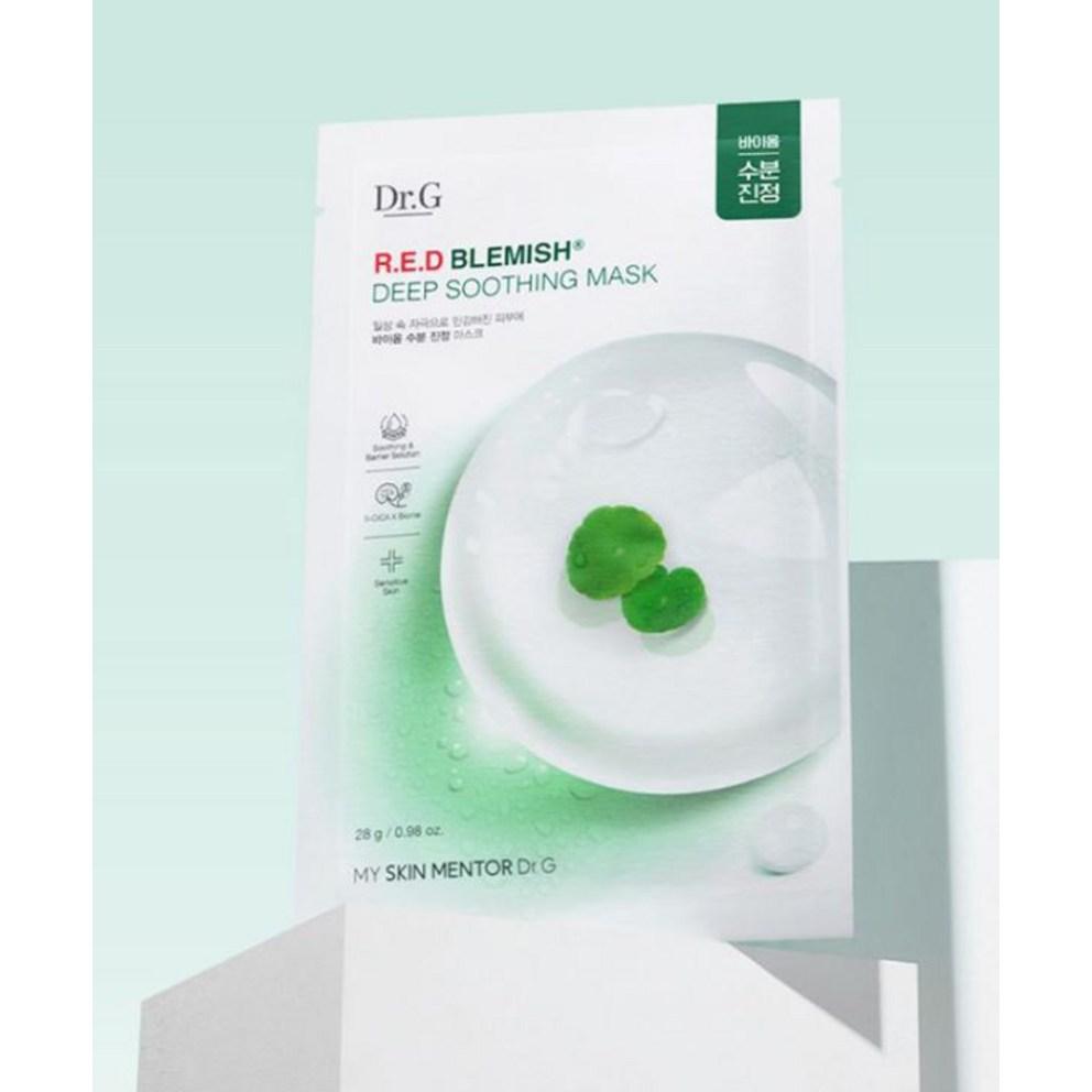 Dr.G Red Blemish Tief beruhigende Maske 280g, 10 Blatt