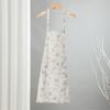 Adjustable Straps Apron Embosseds Fabric Elegant Japanese Styles For Cooking Gardening Crafting Comfortable Soft Materials