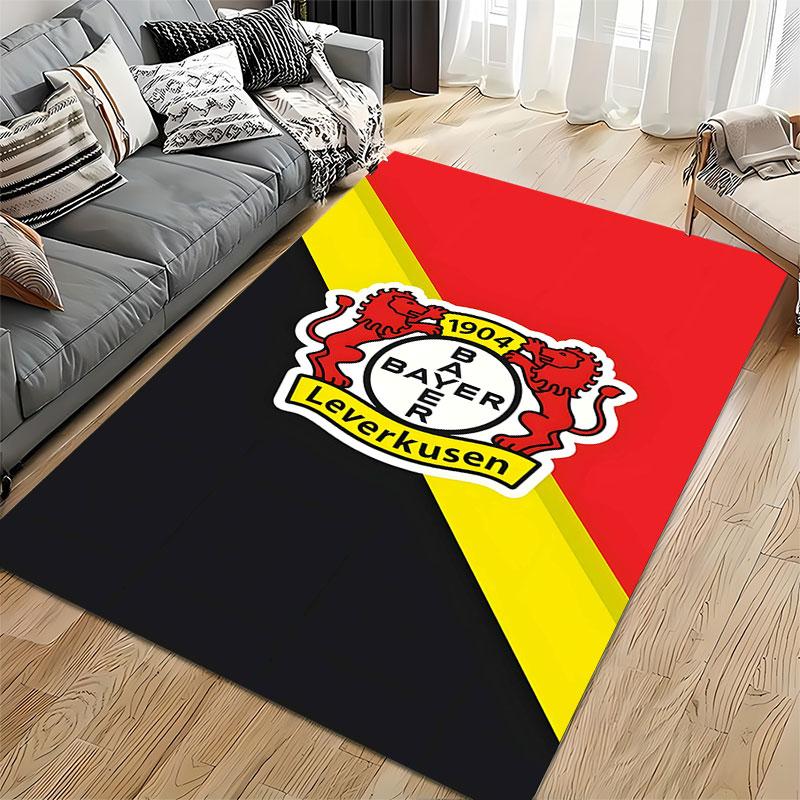 Bayer Leverkusen Logo Rug suitable as a non-slip mat for the living room or bedroom sofa
