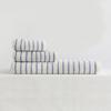 Premium Cotton Striped Towel Set Thick Absorbent Antibacterial Bath Hand Face Home Gym Travel