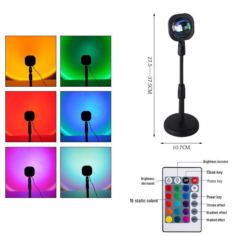 Sunset Projection Atmosphere Lamp – Twilight Live Fill & Night Light