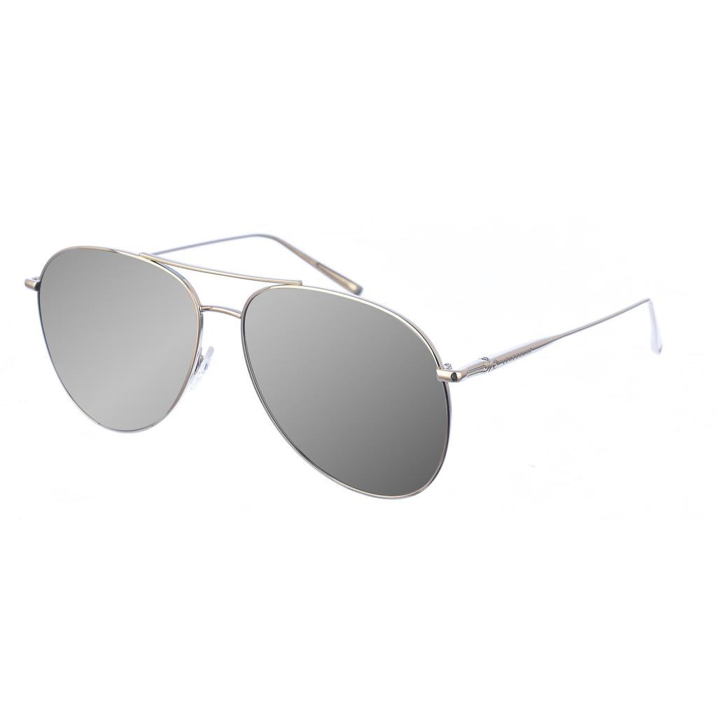 LO139S ovale Metall-Sonnenbrille für Damen