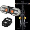 Bicycle Turn Signal Lights Wireless Remote Control Bike Rear Lights USB Rechargeable Warning Cycling Lights Bike Accessories