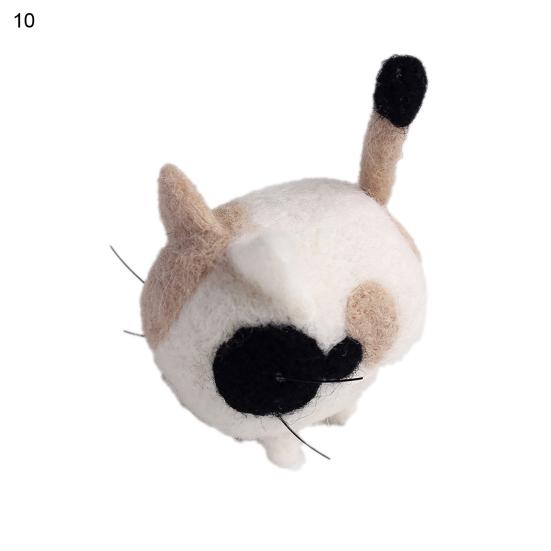 1 set Kit de împâslă pentru păpuși, drăguț, ușor de asamblat, mai multe stiluri, nou, amuzant, bricolaj, accesorii flexibile din pâslă cu ac pentru cadouri