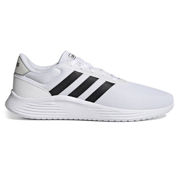 Adidas Neo Lite Racer 2.0 Casual Versatile Breathable Lightweight Low-Top Running Shoes Unisex Sneakers White GZ8221