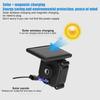 Wireless Motorcycle Tire Pressure Temperature Monitor System Solar Powered LCD Screen IP67 Waterproof Tire Temperature Sensor
