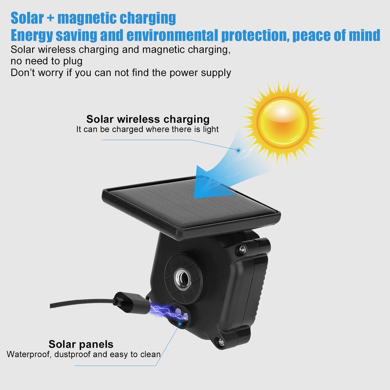 Wireless Motorcycle Tire Pressure Temperature Monitor System Solar Powered LCD Screen IP67 Waterproof Tire Temperature Sensor