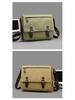 Korean Canvas Messenger Bag: Trendy Large Capacity Shoulder Bag for Men, Students, and Camera Gear