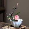 Exquisite Ceramic Lotus Vase Zen Meaning Lotus Pod Flowerpot  Tea Ceremony Decoration