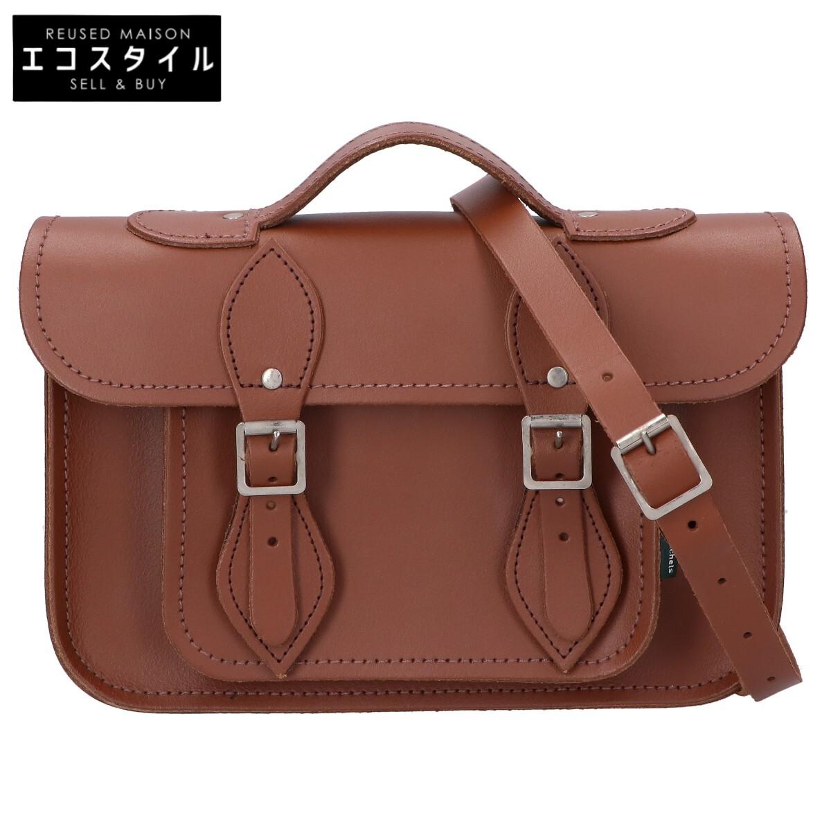 

Zatchels Satchel bag 2WAY Handbag 11.5 inches CHESTNUTUsed