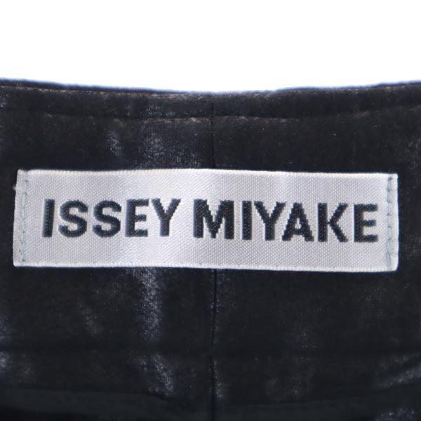 ISSEY MIYAKE Long Pants 1 Black Series Side Hem Zip Women Used