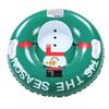 Snow Tube Cold Resistance Heavy Duty Thickened Inflatable Snow Tube Sled with Dual Handles for Whole Family Green