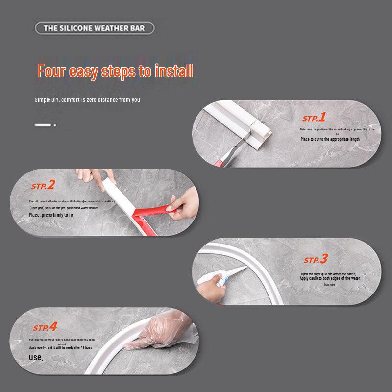 Vodní bariéra do koupelny