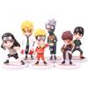 6pcs/set 12cm Anime Naruto Shippuden Hinata Sasuke Itachi Kakashi Gaara Version Figures Toys Dolls Kid Gift Q PVC Figure Kid Friendly Entertaining Fun