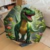 1PC Dinosaur Jungle Umbrella-8-Rib Reinforced Portable Folding Travel Suitable for All Seasons Outdoor Daily Use  -J0342