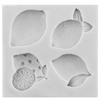 Lemon Silicone Mold Fruit Flower Lemon Slices Orange Fondant Molds Cake Decorating Tools Cupcake Topper Candy Resin Clay Chocolate Gumpaste Mold