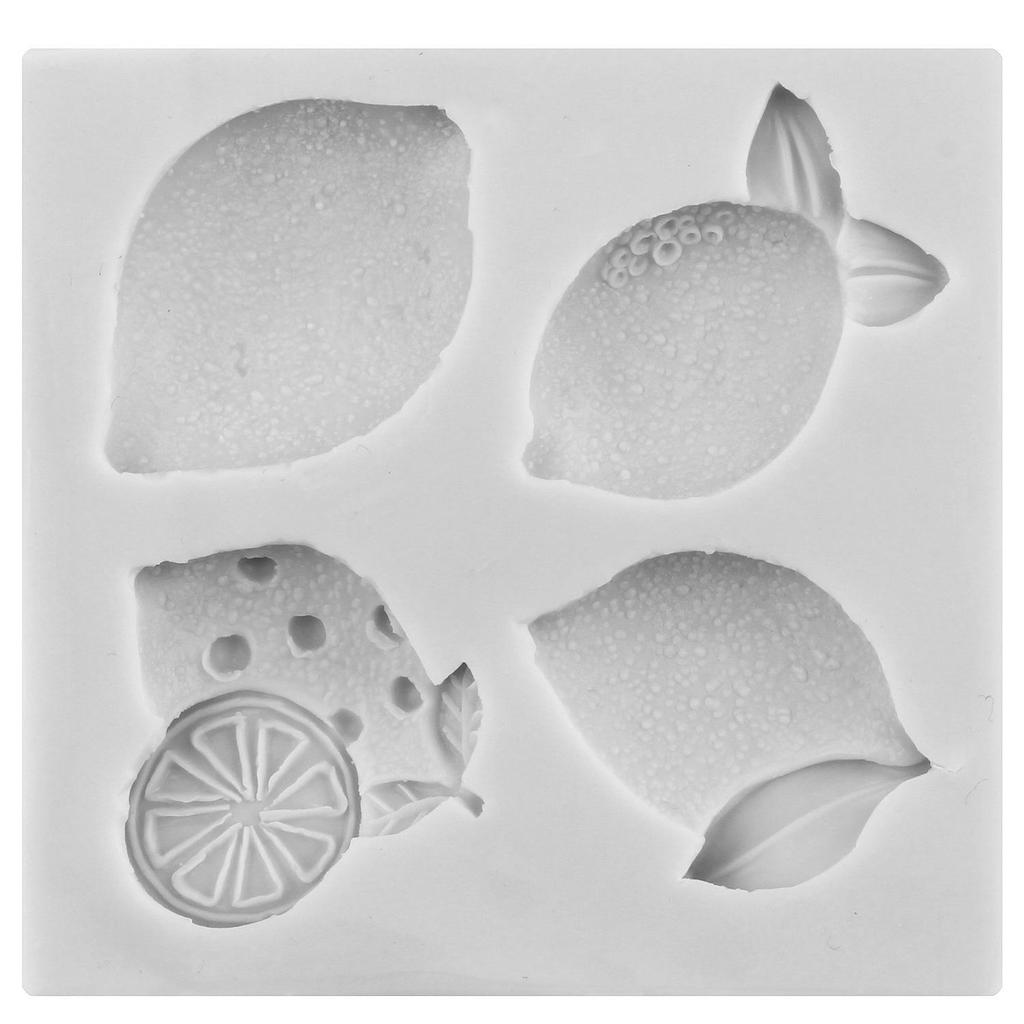 Lemon Silicone Mold Fruit Flower Lemon Slices Orange Fondant Molds Cake Decorating Tools Cupcake Topper Candy Resin Clay Chocolate Gumpaste Mold