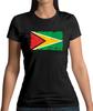 Guyana Flag Womens T-Shirt Georgetown South America Country Travel Gift