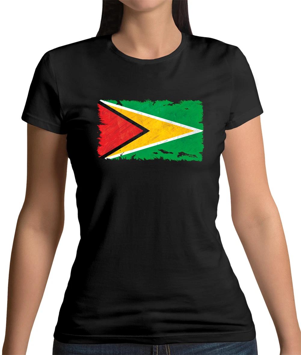 Guyana Flag Womens T-Shirt Georgetown South America Country Travel Gift XS