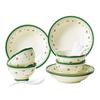 Hao Aijia Spring Bloom 12-Piece Ceramic Dinnerware Set