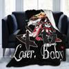 Hazbins Hotels Angel Dust X Husk Loser Blankets Flannel Winter Multi-function Warm Throw Blanket for Bedding Office Bedspreads