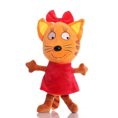 20cm Russisches Mein Familie Drei Glückliche Kätzchen Katzen Plüschtier Keks Süßigkeit Pudding Anime Katze Plüsch Weiche Kuscheltiere