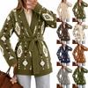 Women's Vintage Knit Cardigan Sweater Coat for Fall and Winter Wear