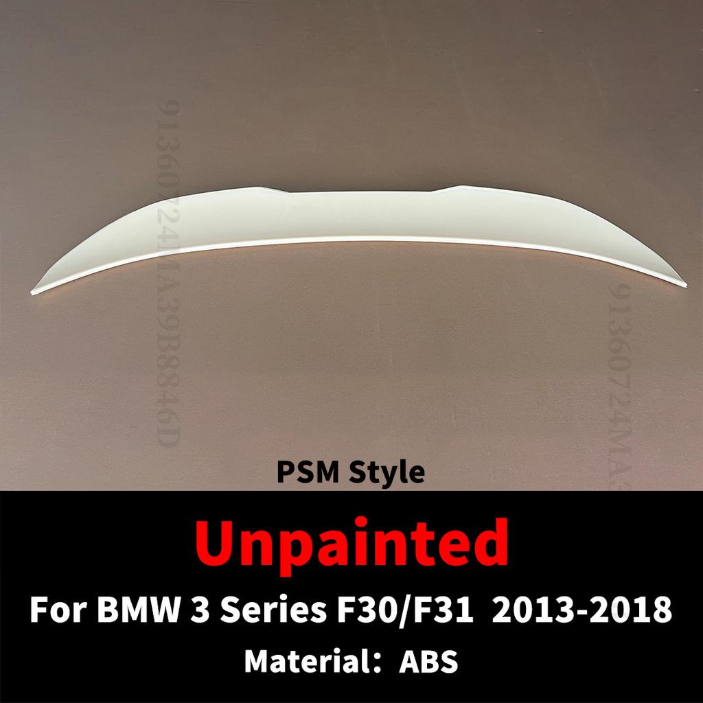 Racing Rear Wing Spoiler Tuning Accessories For BMW 3 Series F30 F31 2013-2018 M4 MP PSM Style Refit Trunk Lip Tail Trim Styling