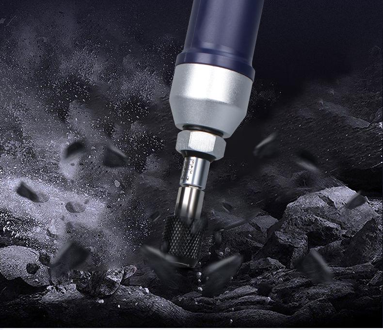 HEMUELE Adjustable Torque Screwdriver Handle with Free Spin Slip and Bit Holder
