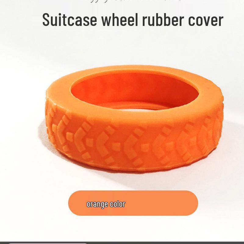 Luggage Silicone Wheel Protector Cover - Universal Replacement Accessory for Silent Suitcase Wheels