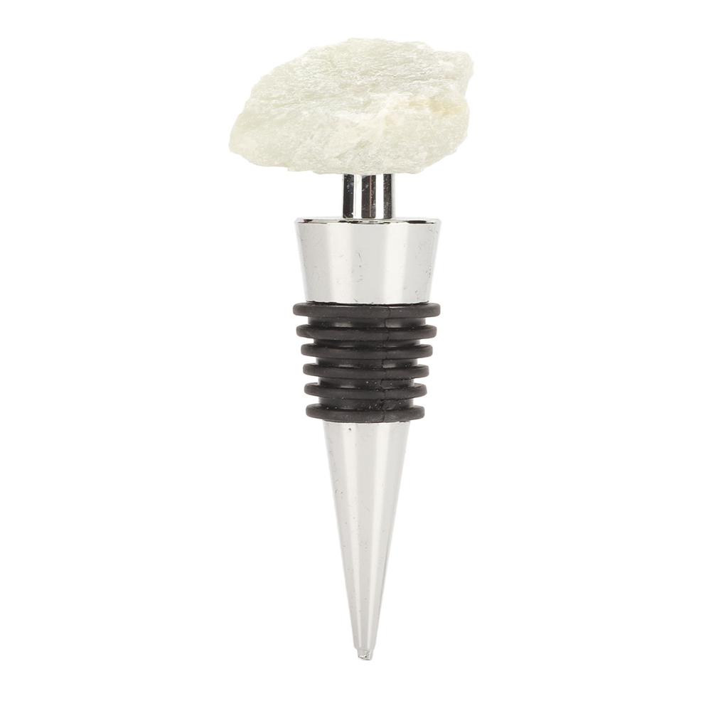 Gemstone Wine Saver Crystal Stone Decorative Practical Reusable Compact Wine Bottle Stopper for