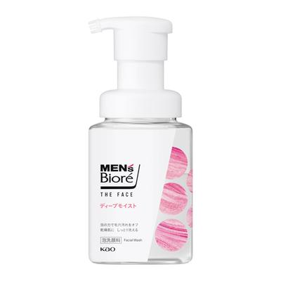 Biore The Face Deep Moist Facial 200ml Men's Cleanser, (Main Bottle)