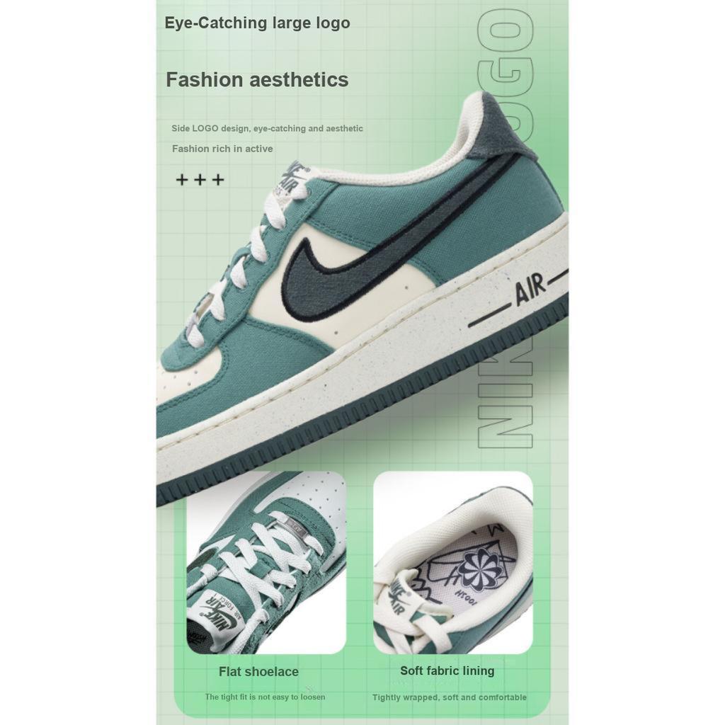 New Nike Air Force 1 Low Coconut Milk Vintage Green GS FN4731-100