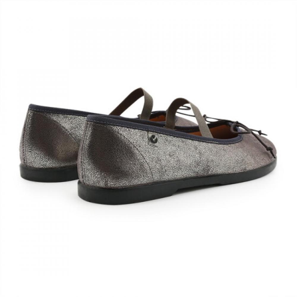 Victoria Shoes Kung Fu Ribbon Ballet Flats Anthracite 1080914 Antracita