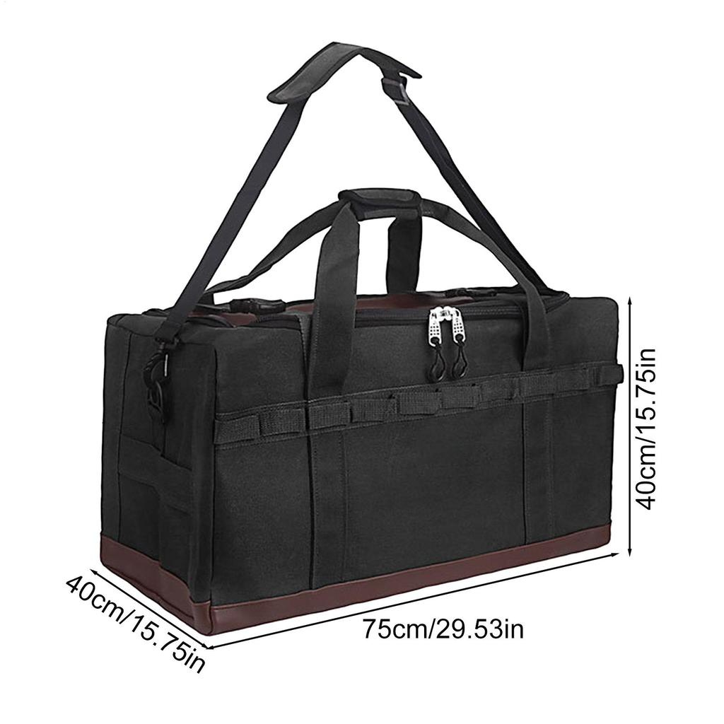 Camping Bag Kitchen Organizer Large Capacity Waterproof Heavy-Duty Case Portable Camp Supplies for Adventure Outdoor Vehicle