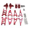 MJX 1/14 14301 14302 14303 RC Car Metal Steering Cup Upper Lower Swing Arm Set Shock Tower Bracket Body Post Upgrade Parts