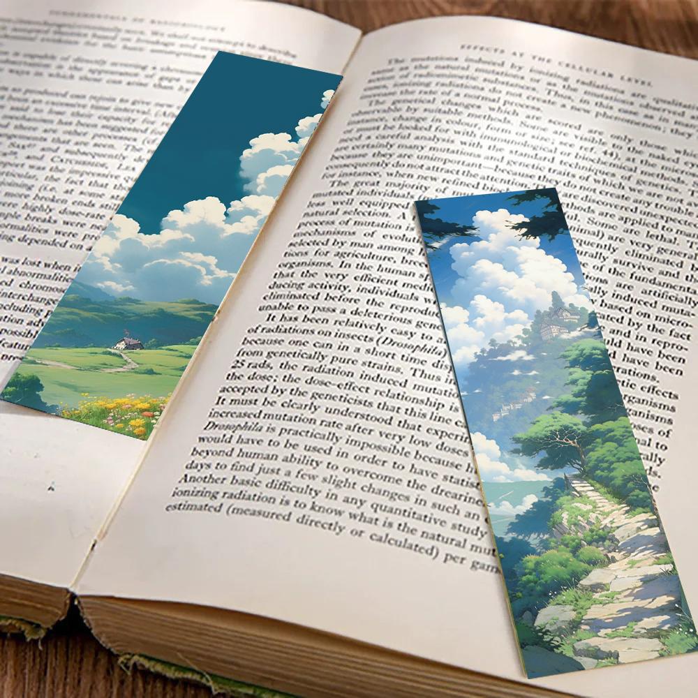 

30/60 шт. Закладки в стиле манги Хаяо Миядзаки Креативные студенческие подарки DIY Художественное украшение Закладка для чтения книги Карточки в стиле комиксов