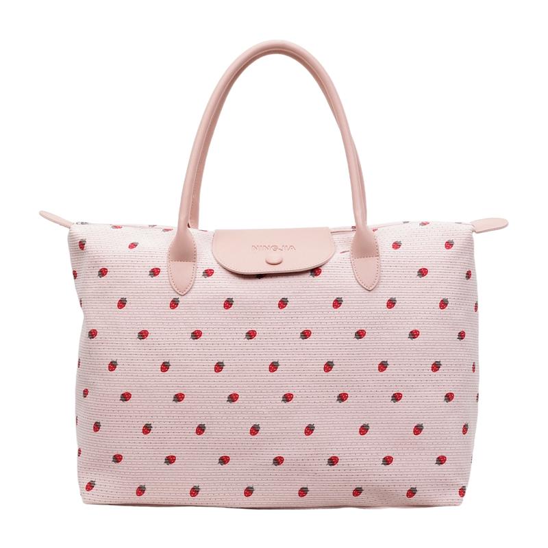 

Large Capacity Commuter Travel Bag Lightweight Shoulder Bag Women s Luggage Fitness Bag Storage Bag