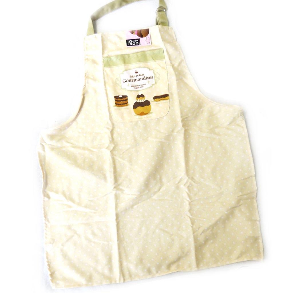 Les Trésors De Lily [M1460] - Küchenschürze 'Meine kleinen Leckereien' beige
