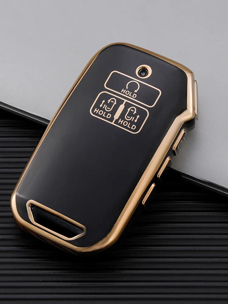 7Buttons TPU Car Key Case Cover Remote Shell Fob Holder Keychain for Kia Carnival 2021 2022 Carnival KA4 EX SX LX Fiesta 2023