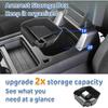 Center Console Organizer Compatible With -2024 Land Rover Defender Armrest Storage Box And Armrest Hidden Tray Middle Console Organizer Interior
